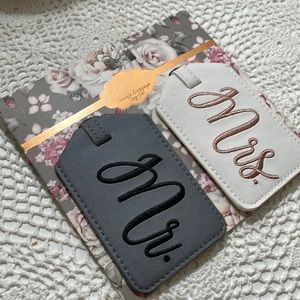 Happily Ever After Mr & Mrs Luggage tags NEW!